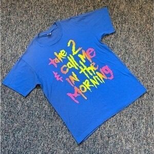Vintage 90s made in USA Sun Sportswear XL Shirt Take 2 Call‎ Me In The Morning